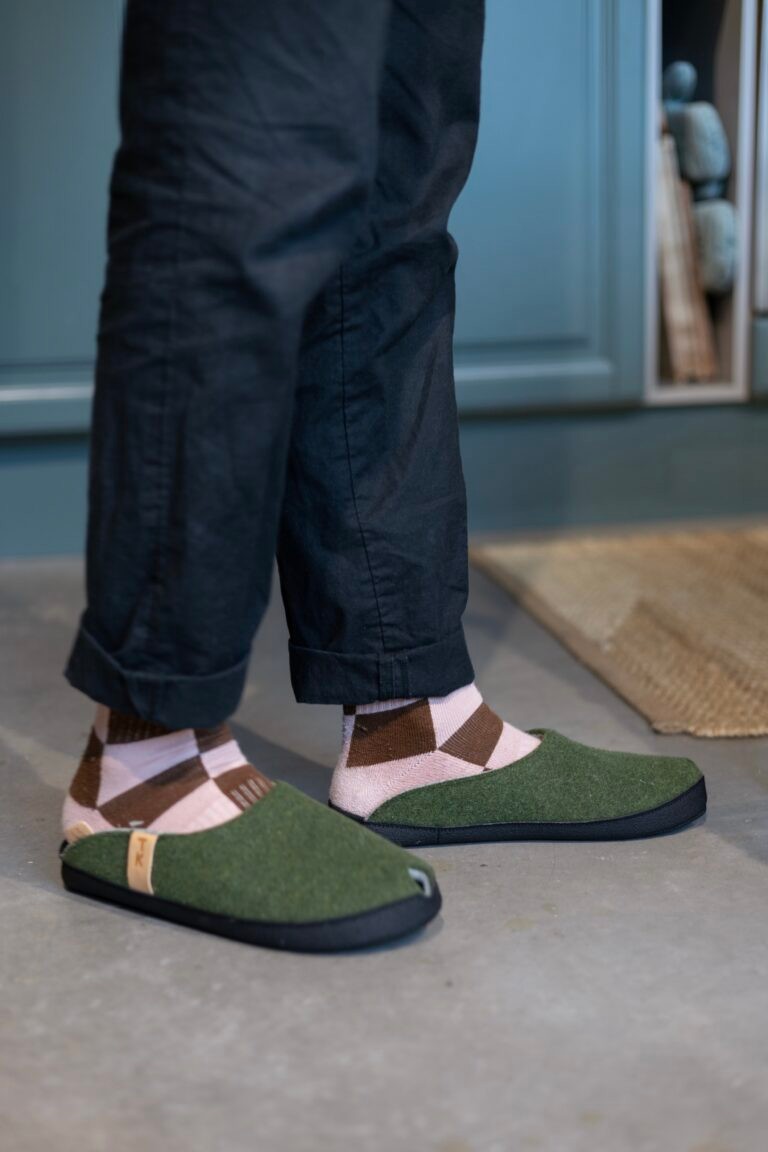 TOKU Brussels Slippers - Moss Green
